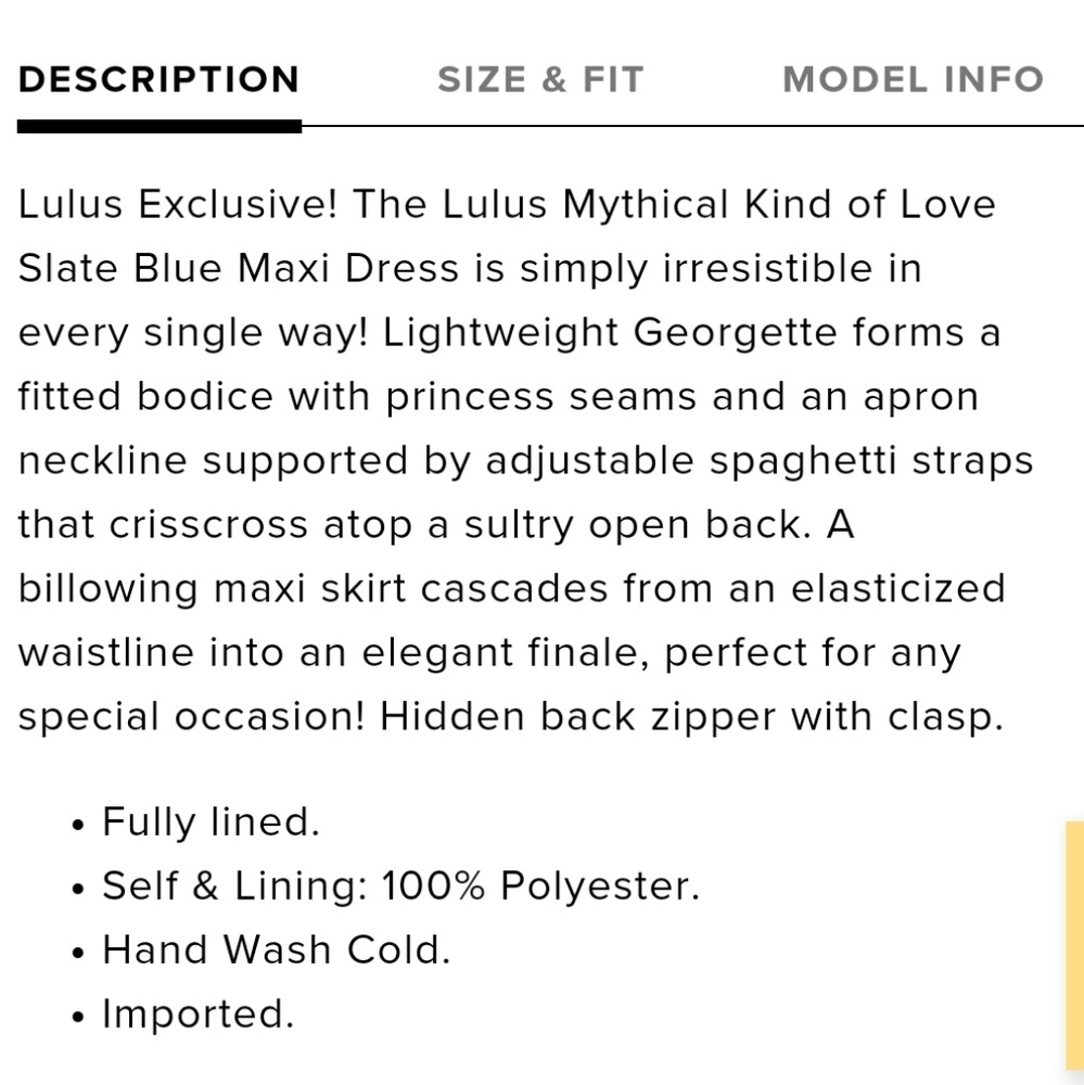 ❌SOLD❌🍁Lulus || Mythical Kind of Love Maxi Dress - Picture 5 of 5